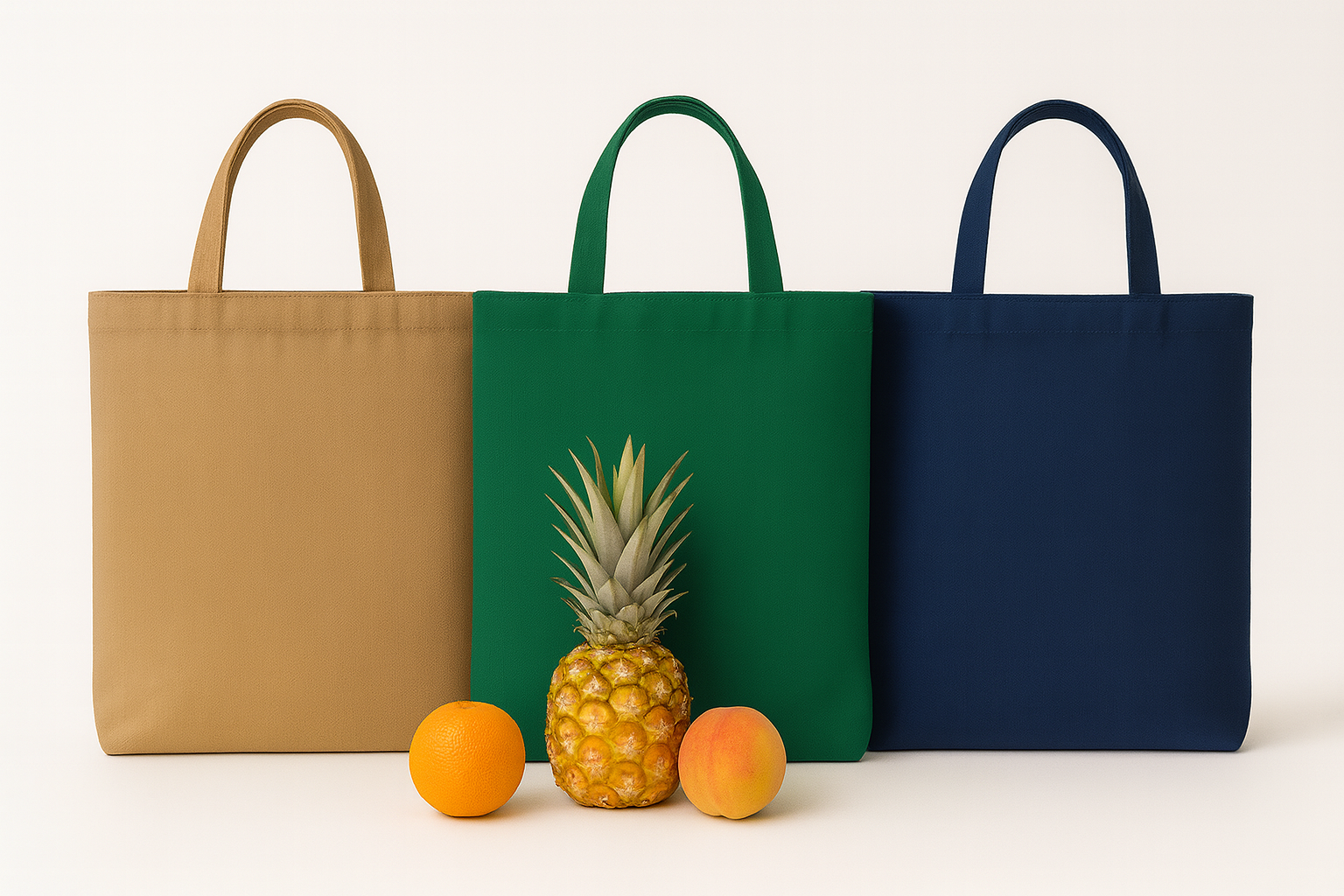 Bolsos para compra personalizables a 1 color