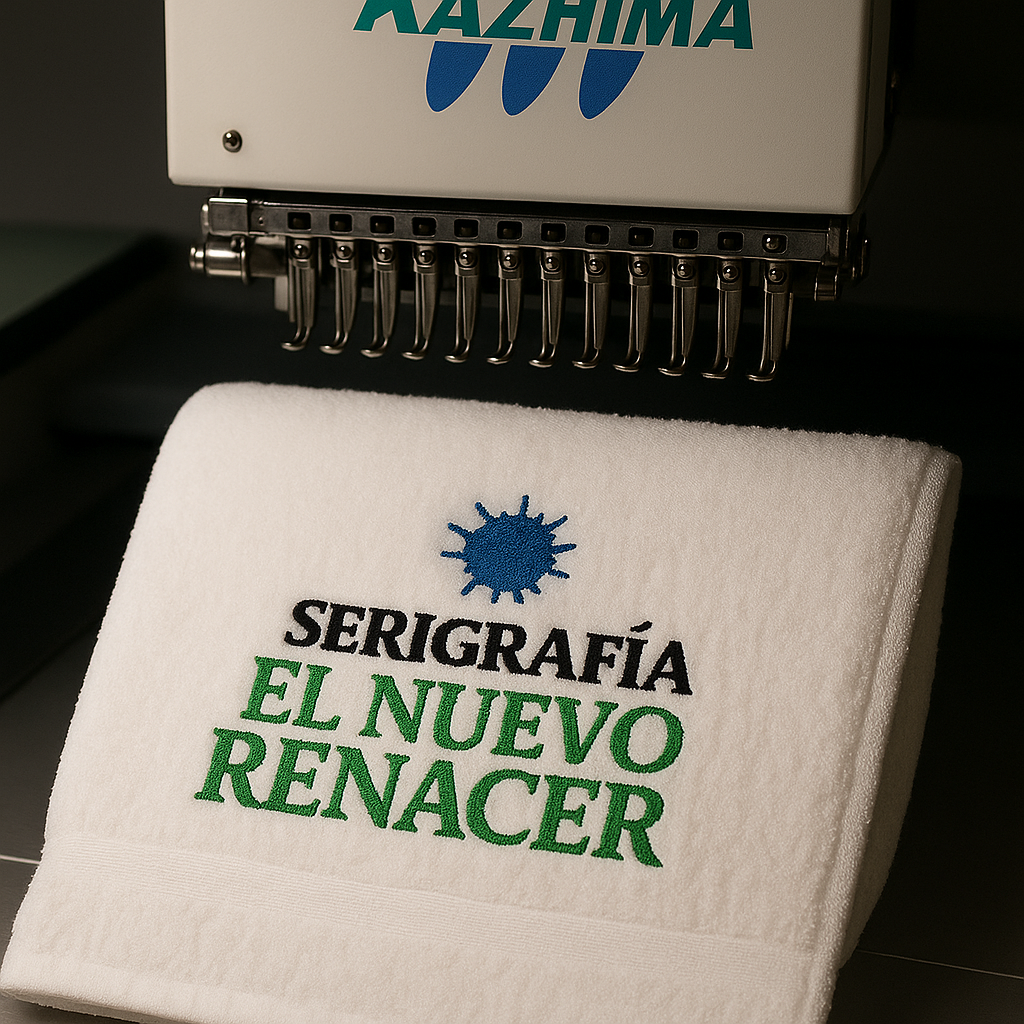 Toalla bordada personalizada